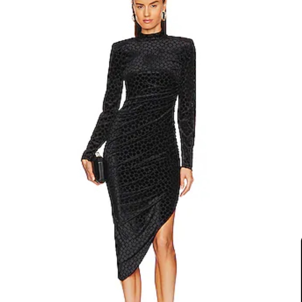 Bailey 44 Black Patterned aleu dress